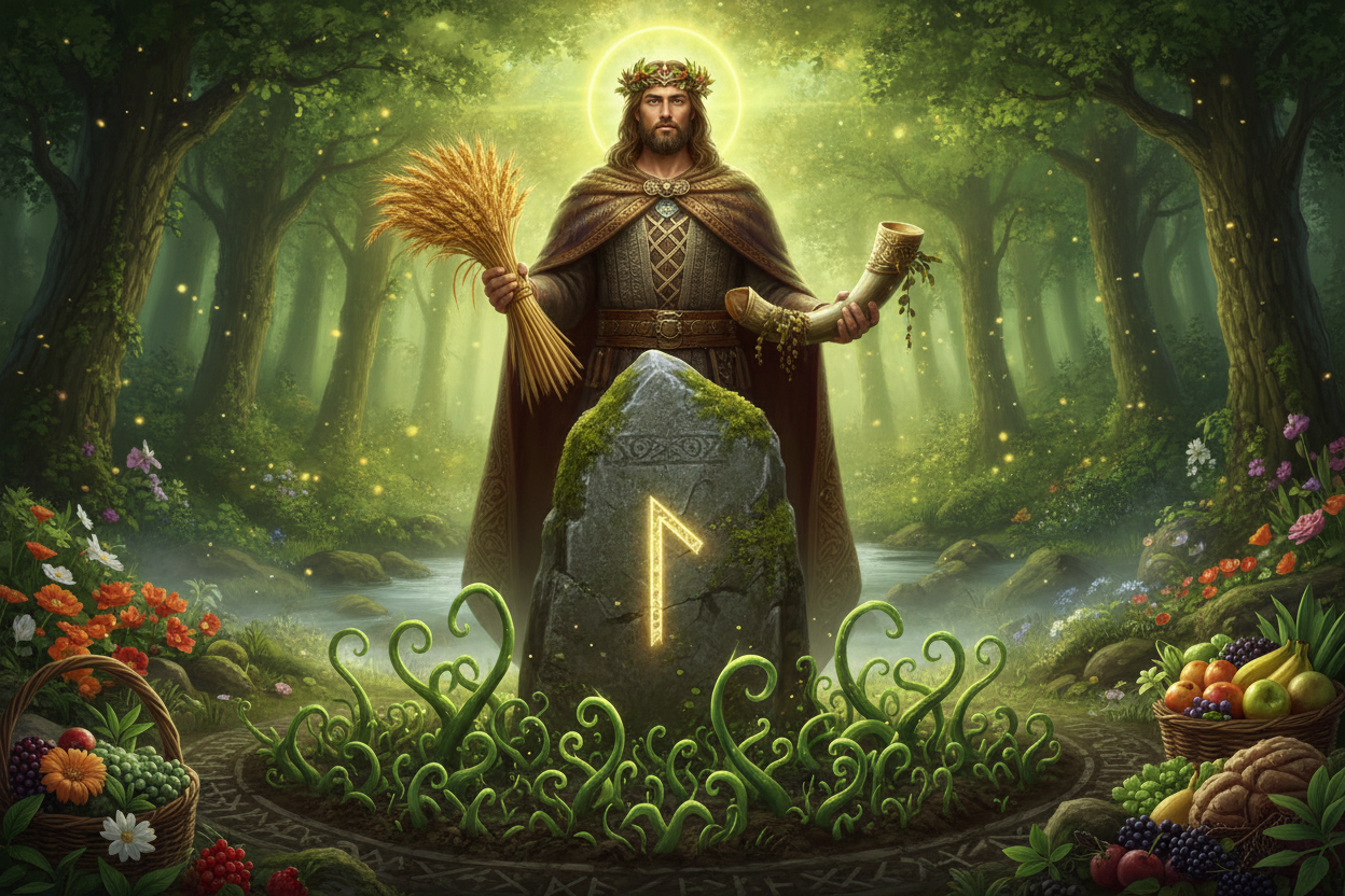 Ingwaz Rune Deep Dive: Norse Mythology, Freyr & Sacred Seeds – Nicole's ...