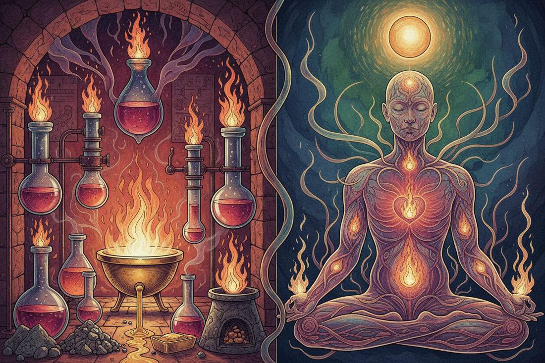 Inner and Outer Alchemy: Two Mirrors of One Process - Nicole's ritual universe