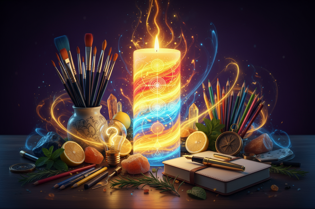 Inspiratio Divina Candle: Creative Flow Magic Circle