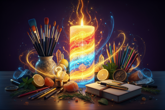 Inspiratio Divina Candle: Creative Flow Magic Circle