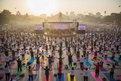 International Yoga Day: Global Spiritual Practice - Collective Meditation, Body-Spirit Connection, Global Synchronicity & Ancient-Modern Bridge