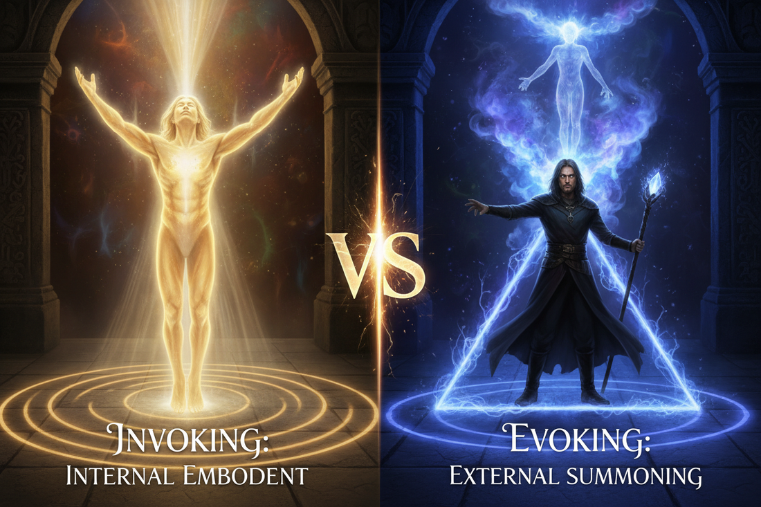 Invoking vs Evoking: Which Spirit Work Method is Right for You? - Nicole's ritual universe