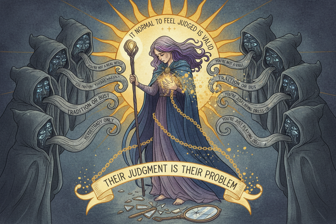Is It Normal to Feel Judged by Other Witches? - Nicole's ritual universe
