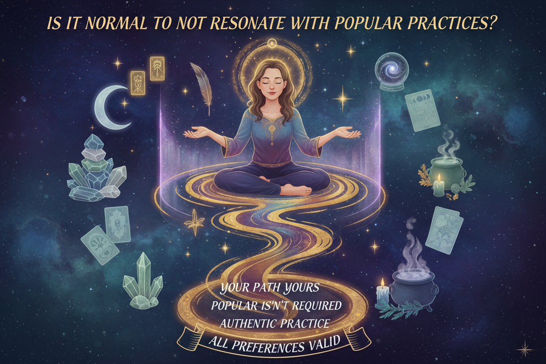 Is It Normal to Not Resonate with Popular Practices? - Nicole's ritual universe