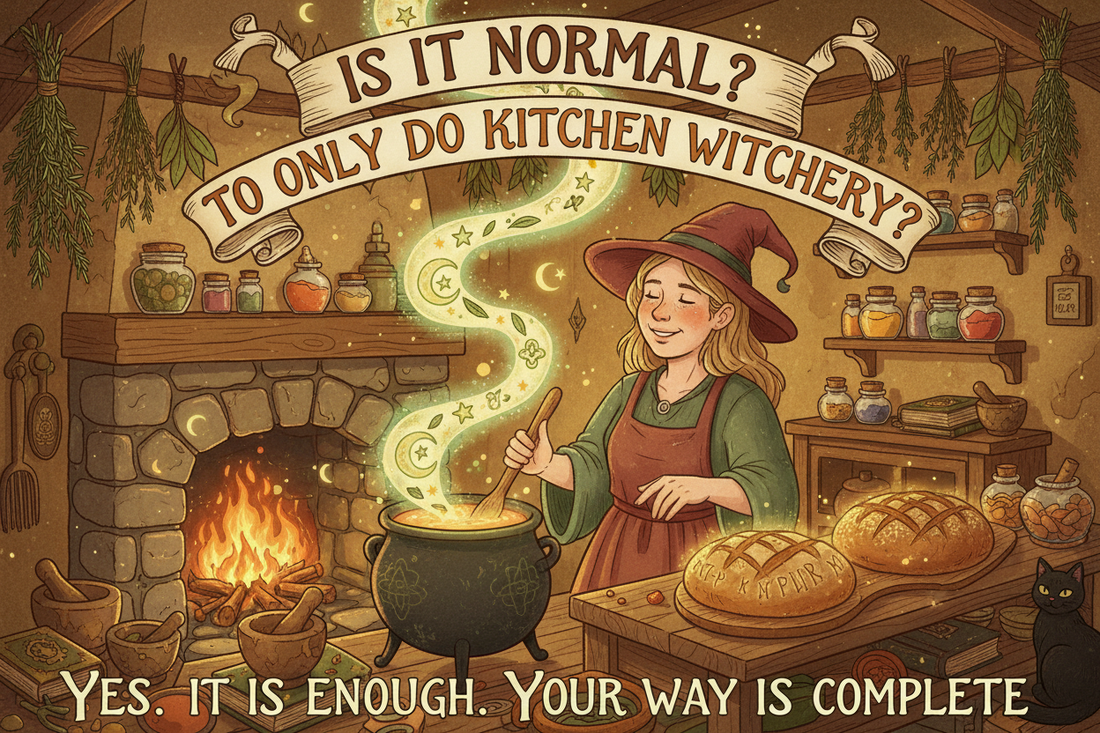 Is It Normal to Only Do Kitchen Witchery? - Nicole's ritual universe