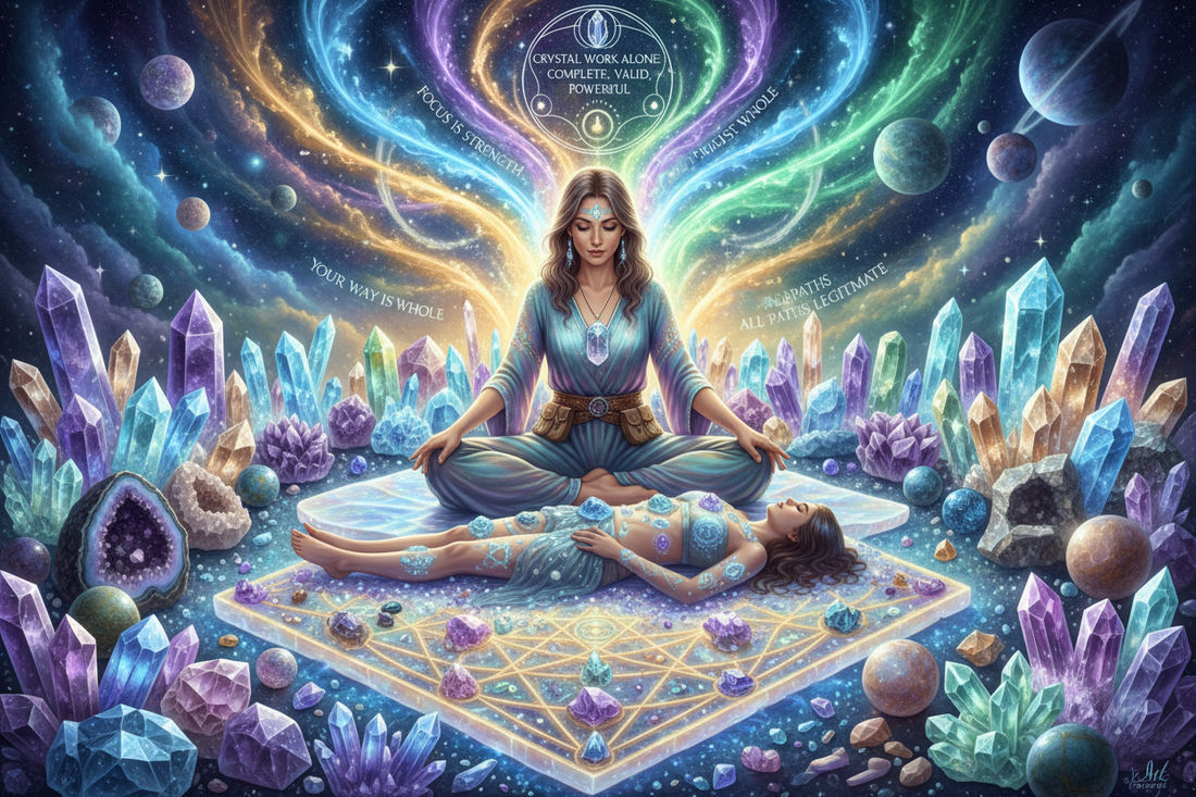 Is It Normal to Only Work with Crystals? - Nicole's ritual universe