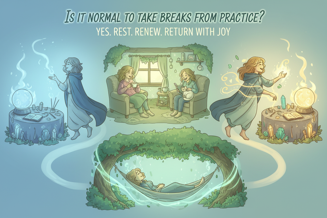 Is It Normal to Take Breaks from Practice? - Nicole's ritual universe