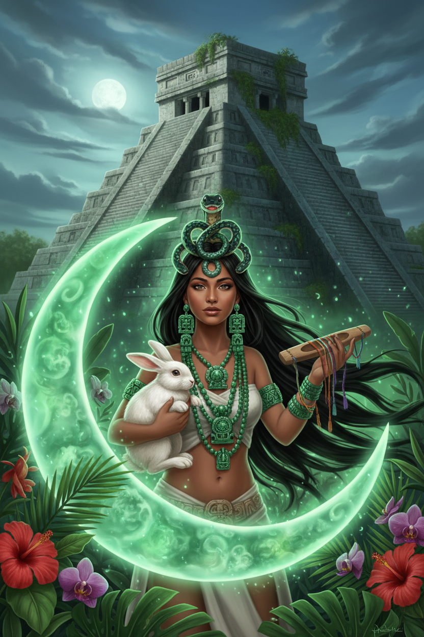 Working with Ixchel: Complete Guide to the Mayan Goddess of the Moon, Medicine, and Weaving