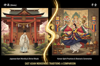 Japanese Shinto vs Korean Shamanism: East Asian Indigenous