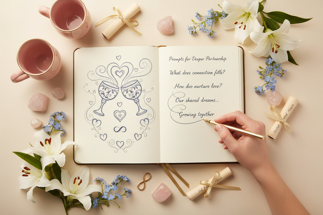 Two of Cups Journal Prompts: 15 Questions for Partnership & Connection - Nicole's ritual universe