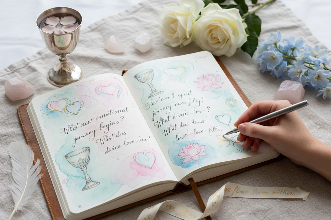 Ace of Cups Journal Prompts: 15 Questions for Heart Opening - Nicole's ritual universe