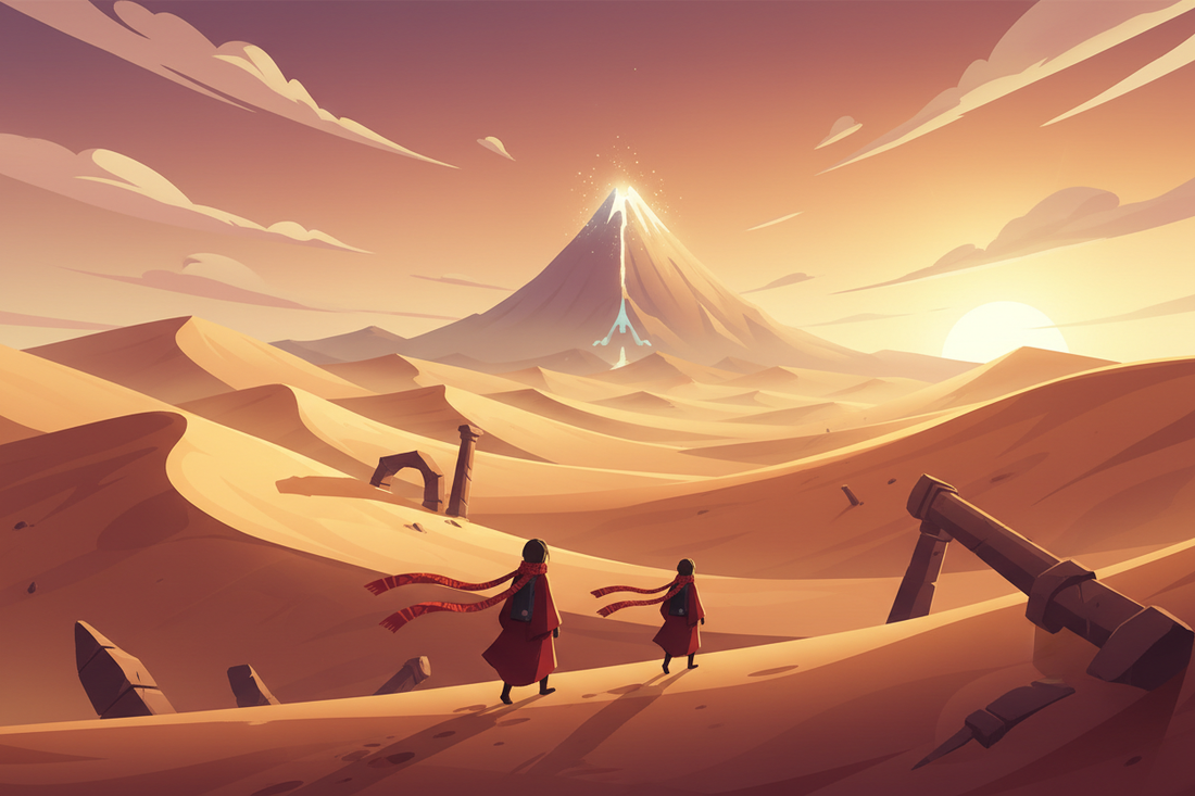 Journey: Wordless Pilgrimage and Transcendent Multiplayer - Nicole's ritual universe