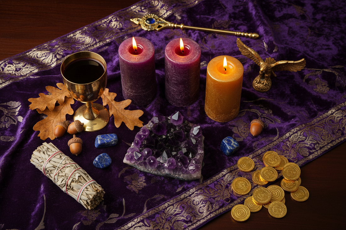 Jupiter Altar: Crystals, Symbols & Ritual for Abundance, Expansion & Good Fortune