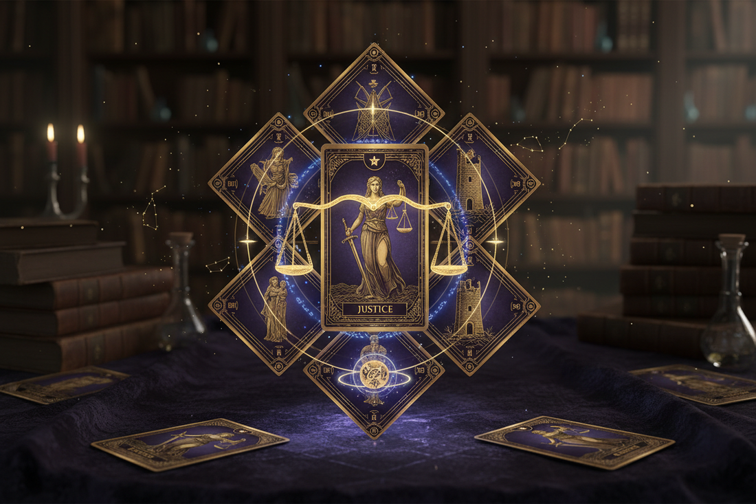 Justice + Other Cards: 78 Combination Meanings - Nicole's ritual universe