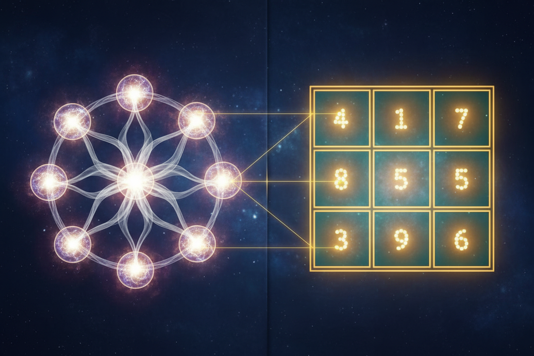 Kabbalah vs Lo Shu: Path Network vs Flying Matrix — Two Architectures of Cosmic Order
