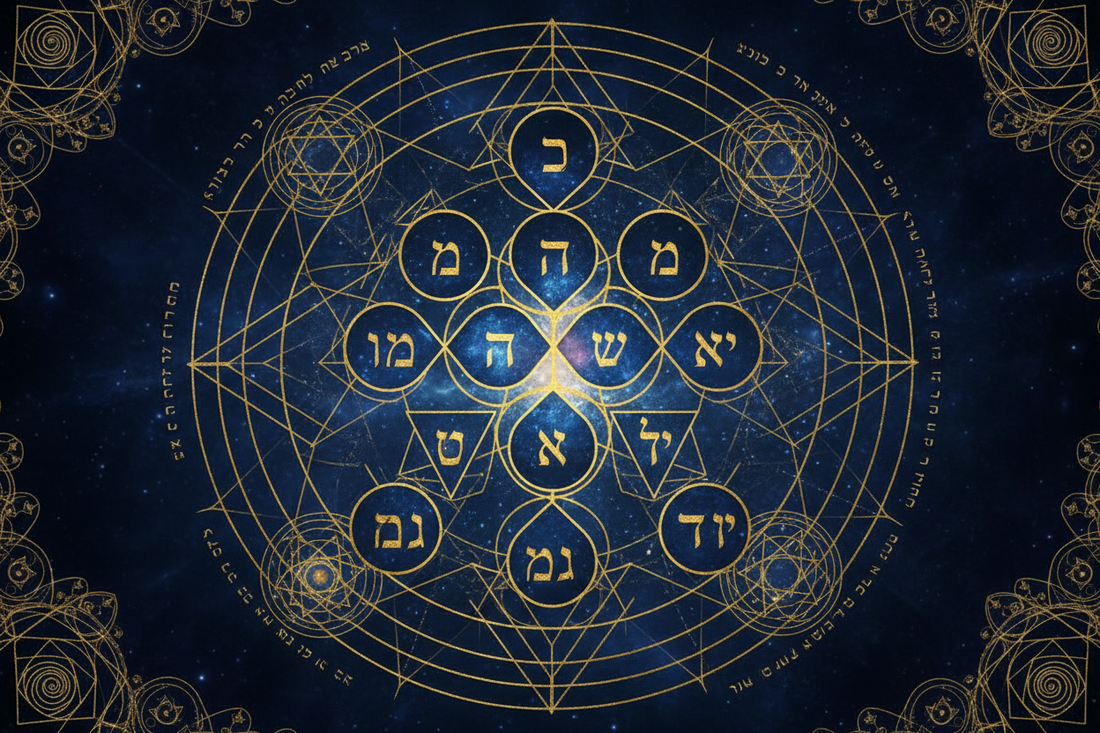 Kabbalistic Sacred Symbols: Tree of Life, Star of David & Hebrew Mysticism