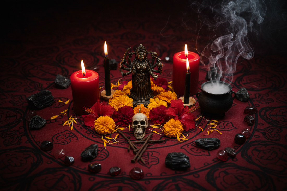 Kali Altar: Crystals, Symbols & Ritual for the Hindu Goddess of Transformation