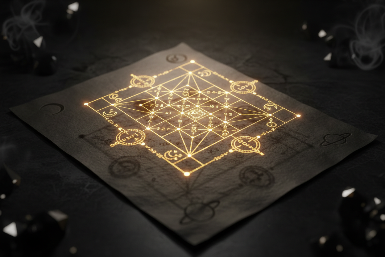 Kamea/Magic Square Sigil Creation | Planetary Sigil Magic Guide ...