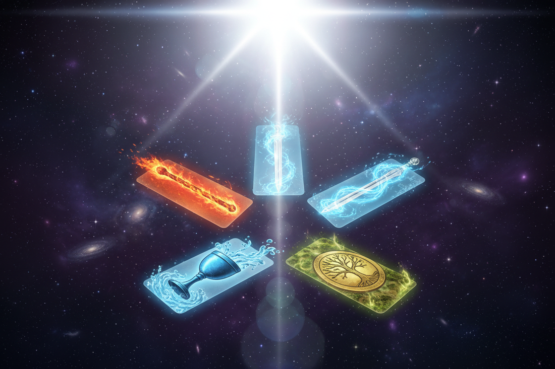 Kether & Tarot: The Four Aces and the Crown Sephirah