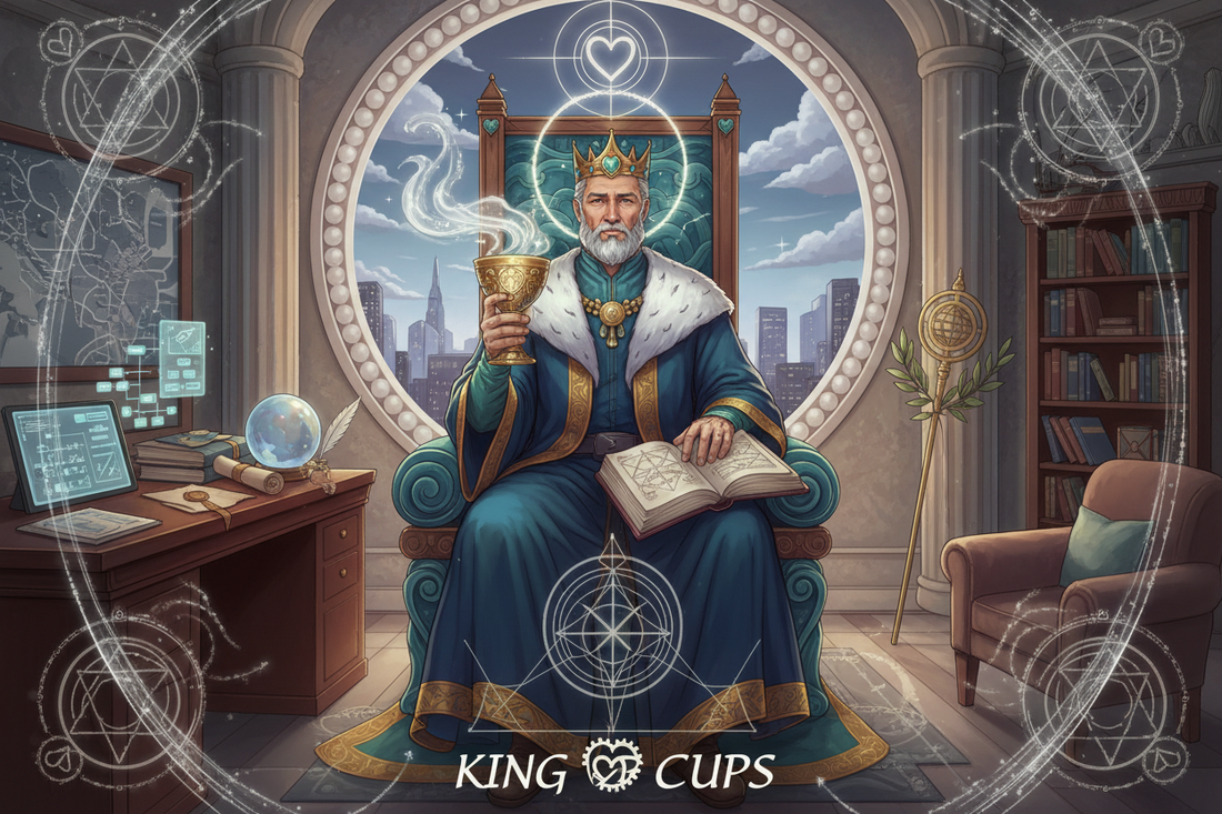 King of Cups in Career Readings: Emotionally Intelligent Leadership & Diplomatic Mastery - Nicole's ritual universe
