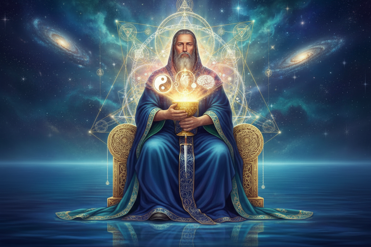 King of Cups Spiritual Meaning: Divine Masculine & Balanced Spiritual ...