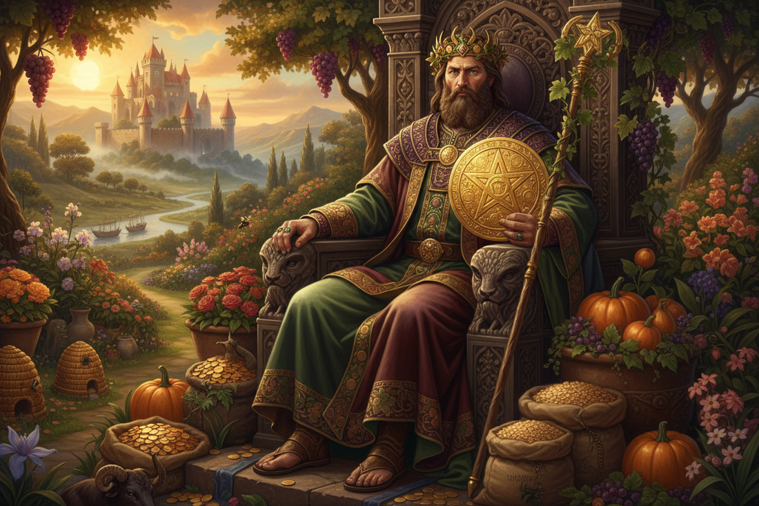 King of Pentacles: Complete Guide to Meaning & Symbolism