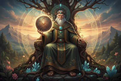 King of Pentacles Spiritual Meaning: Material Mastery & Sacred Wealth