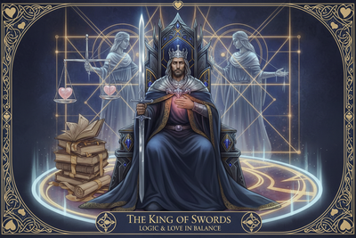 King of Swords in Love Readings: Logical Love & Clear Commitment