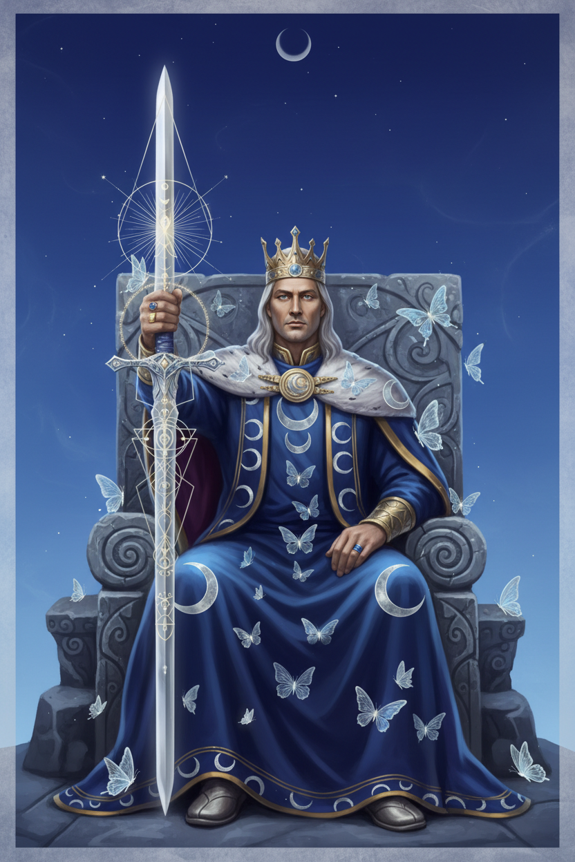 King of Swords (Light Path): Tarot Card Meaning, Ritual & Meditation Nicole's ritual universe