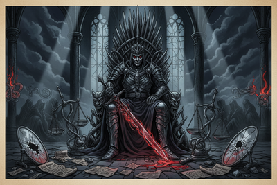 King of Swords Reversed: Tyranny & Abuse of Intellectual Power