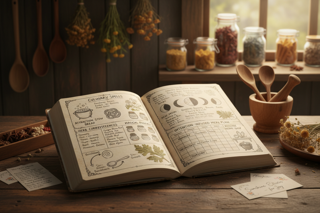 Kitchen Witch Grimoire: Recipe & Herb Magic Documentation - Nicole's ritual universe