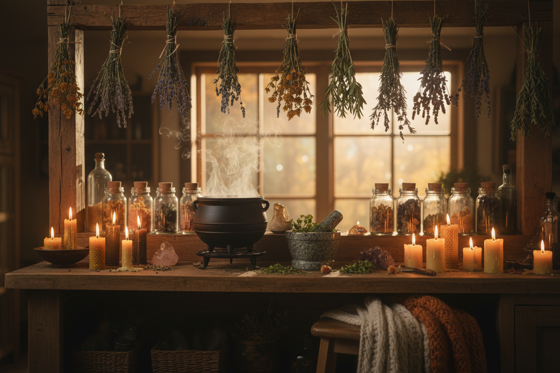 Kitchen Witch: Complete Guide to Hearth Magic & Cooking with Intention
