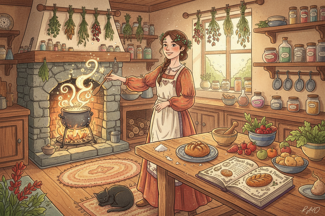 Kitchen Witchery Hearth Magic Domestic Spells - Nicole's ritual universe