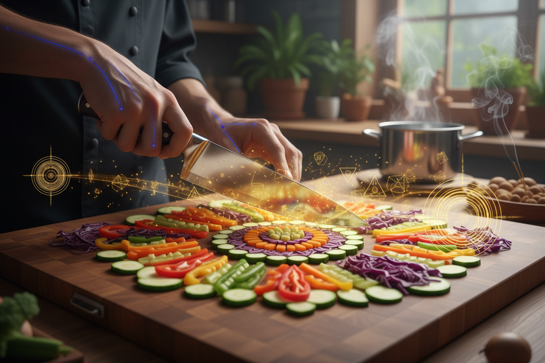 Knife Work as Meditation: Mindful Chopping and Energy Direction - Nicole's ritual universe