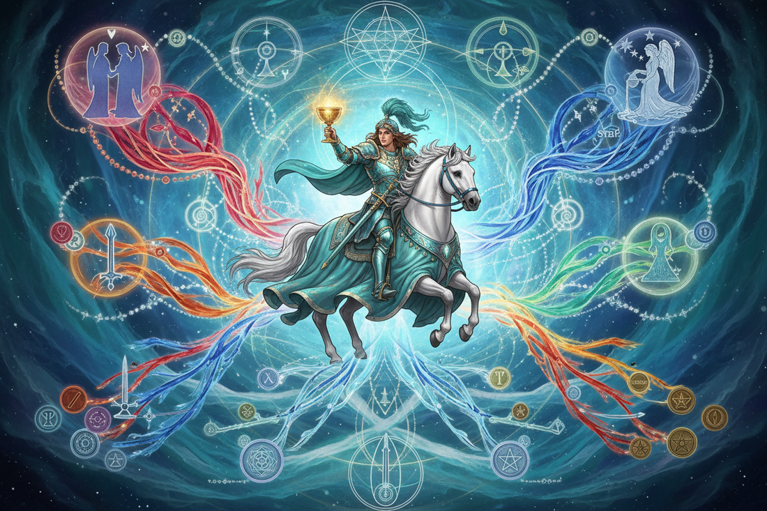 Knight of Cups Combinations: With Major & Minor Arcana - Nicole's ritual universe
