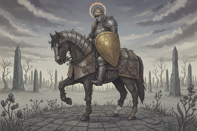 Knight of Pentacles Reversed: Stagnation & Workaholism