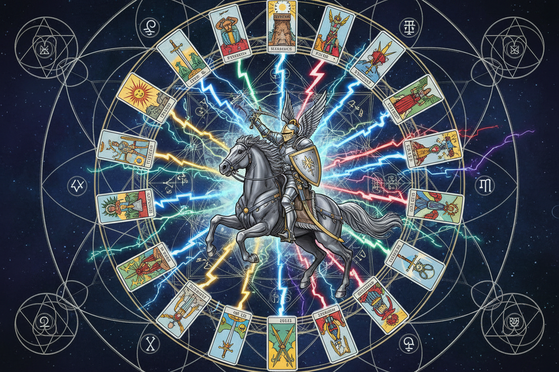Knight of Swords Combinations: With Major & Minor Arcana