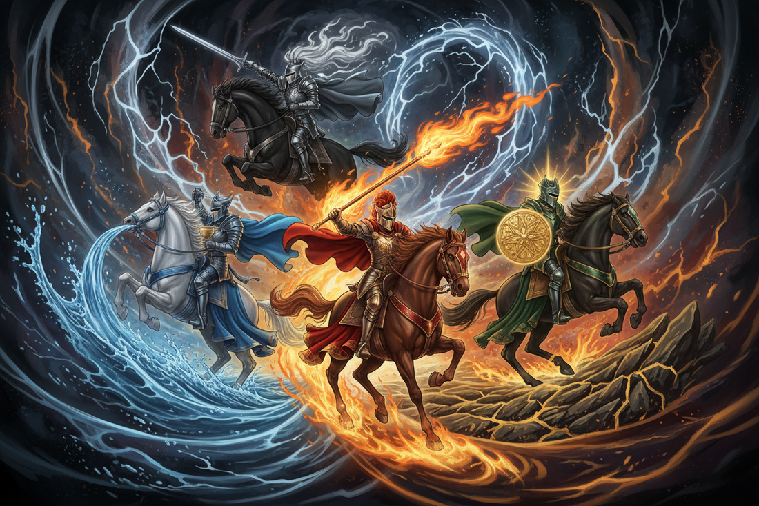 Knights in Tarot: Action, Movement & Pursuit