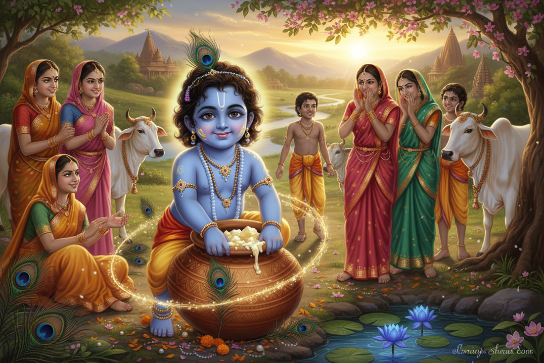 Krishna Janmashtami Folklore: Krishna Legends, Butter Thief, and Divine Play - Nicole's ritual universe