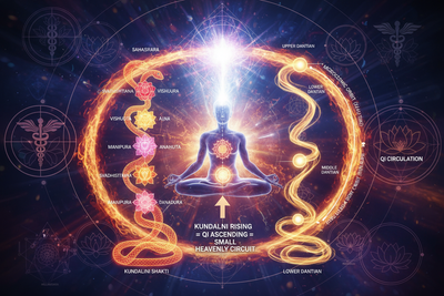 Kundalini ↔ Qi Circulation: Ascending Energy