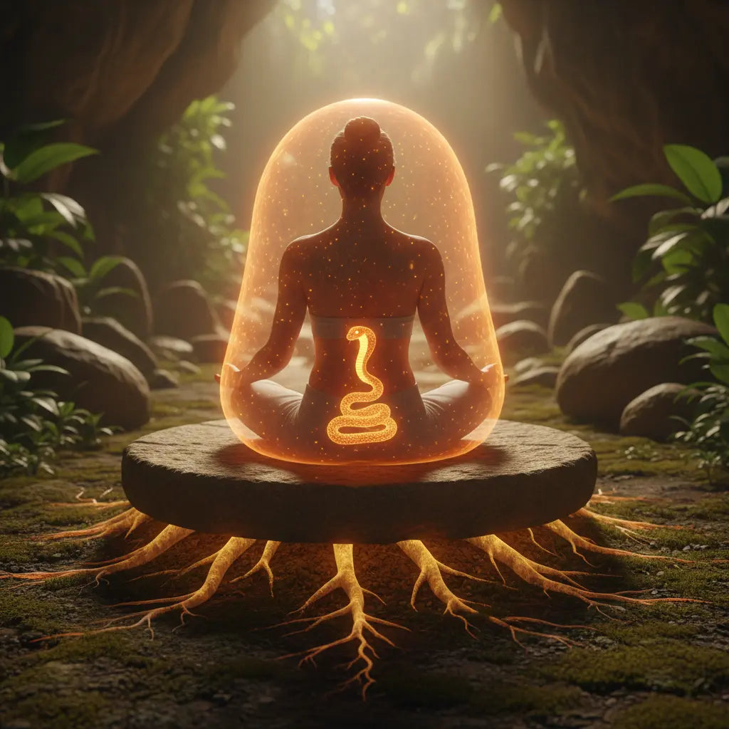 Kundalini Safe Awakening Activation Audio meditation scene