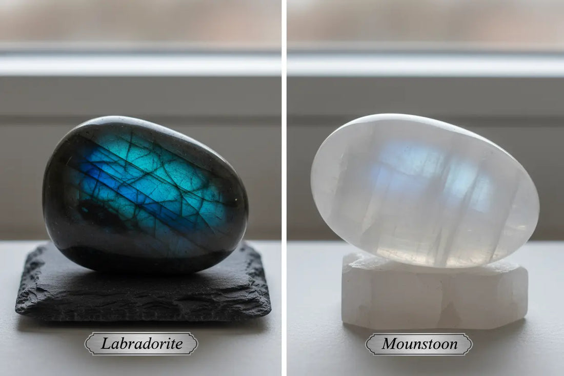 Labradorite vs Moonstone: Mystical Stones Compared - Nicole's ritual universe