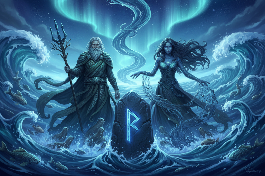 Laguz Rune Deep Dive: Norse Mythology & Symbolism - Nicole's ritual universe