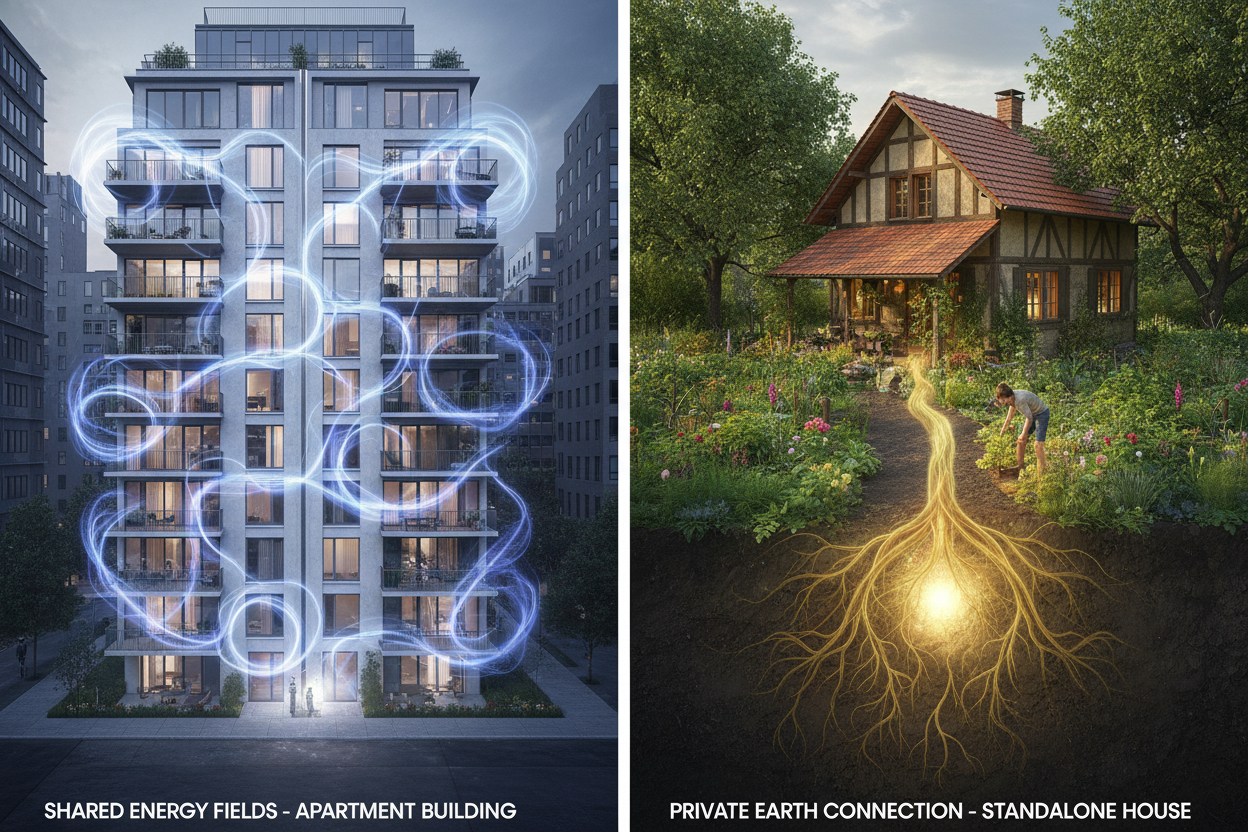 Visual Reference: Land Energy Magic Apartment Vs House Guide 2024