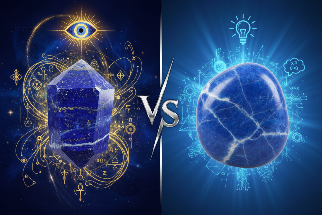 Lapis Lazuli vs Sodalite: Which Wisdom Crystal is Right for You? - Nicole's ritual universe