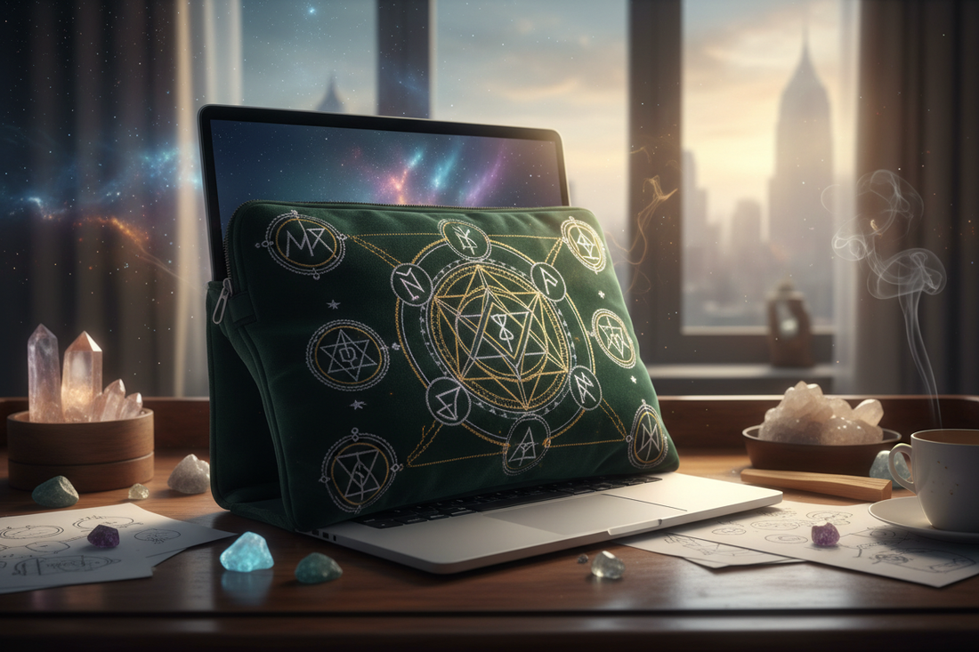 Laptop Sleeve Magic: Carry Your Intention Daily - Nicole's ritual universe