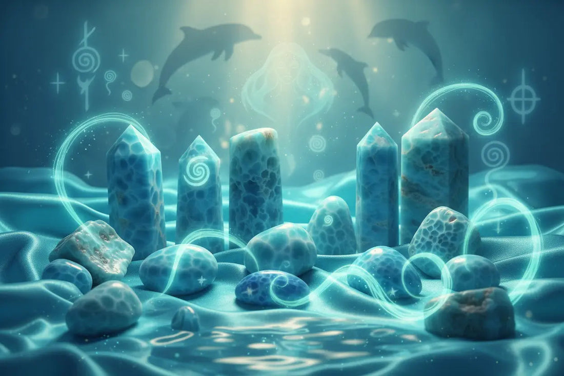 Larimar: Atlantis Stone & Divine Feminine Crystal - Complete Guide Nicole's ritual universe