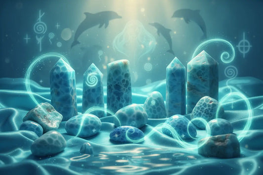 Larimar: Atlantis Stone & Divine Feminine Crystal - Complete Guide Nicole's ritual universe