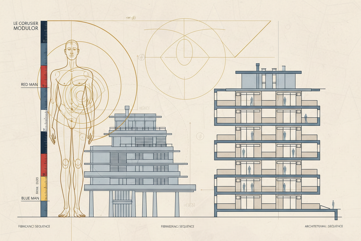 Le Corbusier's Modulor: Human Proportion and Sacred Measure – Nicole's ...