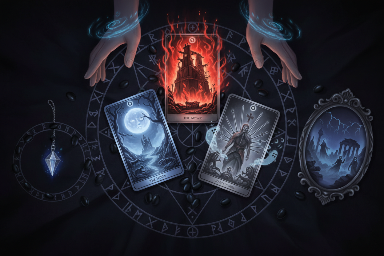 Lemuria Divination: Spirit Communication and Protection Tarot Spreads ...